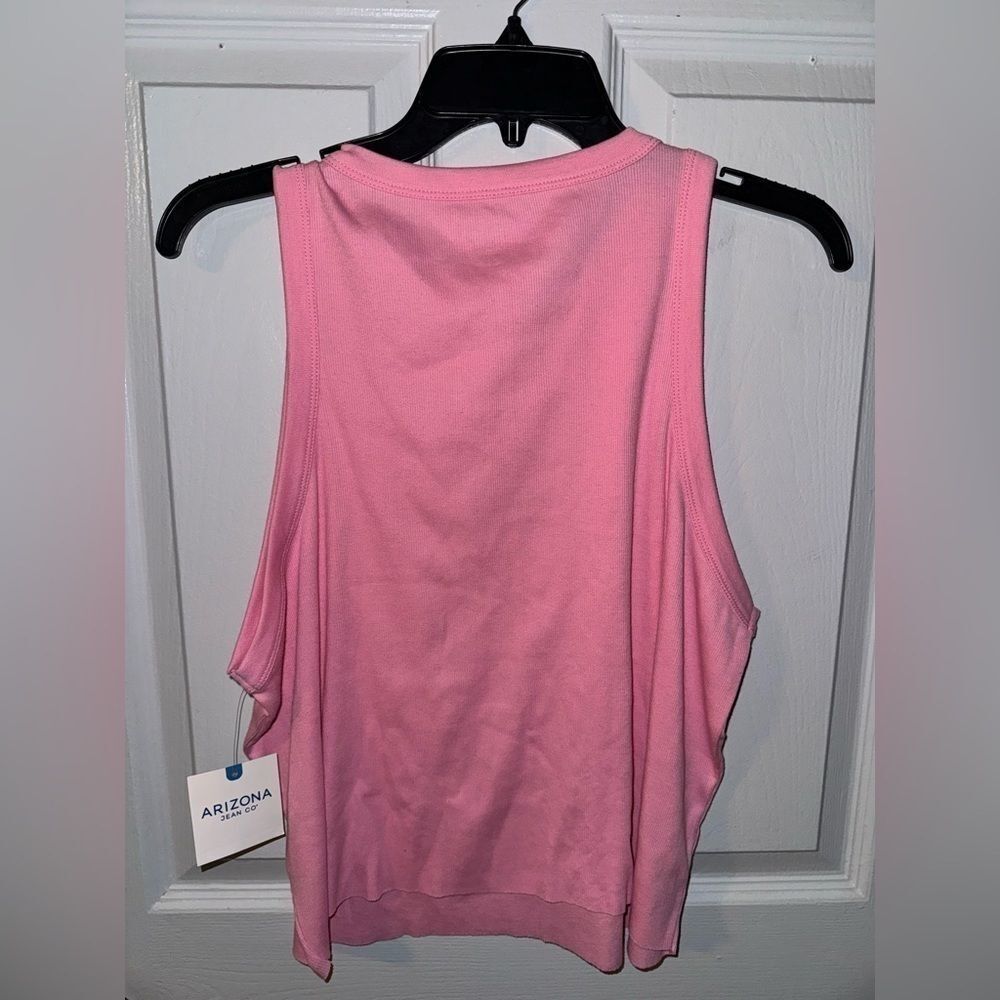 Arizona Juniors Womens Round Neck Sleeveless Tank Top - 3xl - Picture 4 of 4